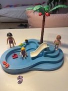 Playmobil basen dla dzieci ze zjeżdżalnią