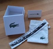 Bransoletka Lacoste czarna