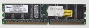 Pamięć RAM - DDR PC3200 512MB CL3 M2U51264DS88B1G-5T ELIXIR