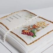 Wydruk 1szt,A4 opłatek cukrowy, jadalny na tort  Komunia 