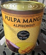Pulpa Mango Alphonso 3,1 kg – 100% mango – BEZ CUKRU – Sprzedaż Paletowa