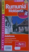 Mapa RUMUNIA MOŁDAWIA - DEMART