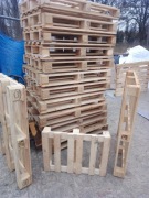 Palety na meble łózko jak nowe