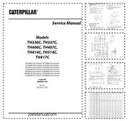 CAT  TH336C TH337C TH406C TH407C TH414C TH514C TH417C  Katalog części 