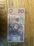 Banknot 20 zł 1994 rok seria GU