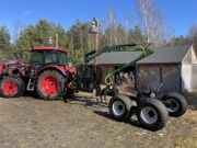 Przyczepa do zrywki i podwozu drewna KELLFREI 21-SV60