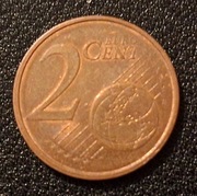 Francja. 2 eurocentów. 1999 rok. 