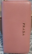 Portfel damski z logo Prada 