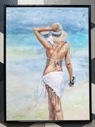 Akwarela 30x40 - "W promieniach słońca"