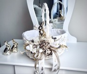 Rodzinny koszyczek wielkanocny koszyk do święconki Wielkanoc