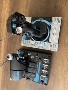 Saitek Logitech x56 Hotas joystick przepustnica DCS World