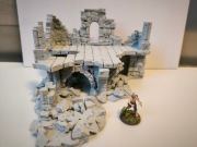 Duże ruiny 4 RPG Diorama Makieta (Zaginione Miasto)