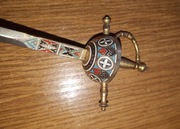 Stary ozdobny nożyk , sztylecik hiszpański TOLEDO