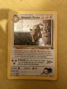 Giovanni’s Persian karta Pokémon holograf holo