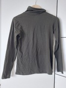 Golf Esmara roz M ciemna zieleń bluzka z golfem z rękawem