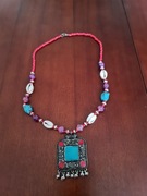 Etniczny naszyjnik w stylu boho 