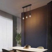 Wisząca lampa sufitowa retro w stylu industrialnym na 3 żarówki E27