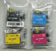 Zestaw 4 TUSZY XL do Brother LC-127 LC-125 Zamienniki