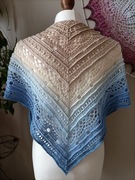 Chusta Ombre dla dziecka, ręcznie robiona na szydełku, Handmade