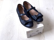 Geox Baleriny J Plie' skóra naturalna granat r 39 wkł. 25,4 cm stan idealny