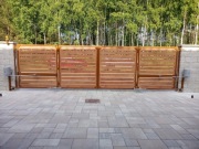 Brama harmonijkowa łamana automatyczna