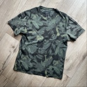 Reserved męska koszulka tshirt S zielony liście jungle tropik