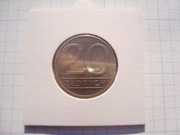Polska moneta 20 zł złotych 1988 duża