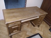 biurko drewniane dębowe