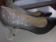 Nowe Buty damskie Szpilki Srebrne 38