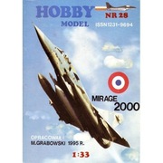 Samolot myśliwski MIRAGE 2000