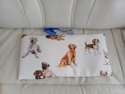 Nowy etui okladka otulacz na ksiazke uniersalny handmade pies