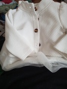 Sukienka ecrui 6-9 msc