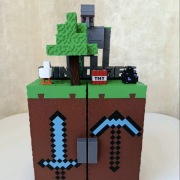 Półka Minecraft Funko Pop Kinder Joy