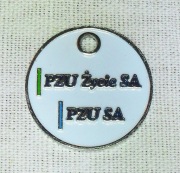 Brelok odznaka plakietka zawieszka PZU ŻYCIE S.A