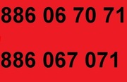 886 067 071 Starter Heyah złoty numer 886 06 70 71