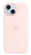 Apple iPhone 15 Plus Silicone Case with MagSafe - Light Pink