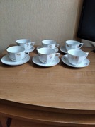 6 filiżanek art deco około 1920 rok 