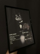 spazma emo baby plakat z ramką a4