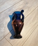 Wazon miedziowany, amfora z Huty Szkła Hortensja 