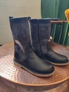 Kozaki dziewczęce Kmins skóra naturalna 34 (21 cm)