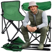 Krzesło składane wędkarskie lekkie turystyczne kompaktowe wygodne