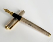 Pióro wieczne srebro 925, stalówka M, konwerter Faber-Castell