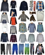 Mega Zestaw ubrań dla chłopaka jesień-zima 30 sztuk 122-128 (7-8 lat)