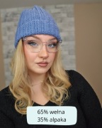 Czapka wełna + alpaka