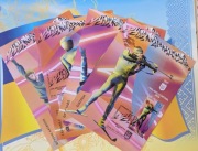 Ukraina  cztery pocztówki ze znaczkiem  „Duch i siła. Milano Cortina 2026”