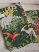 Pościel bawełna DINOZAURY 2 cz. + NOWE prześcieradło