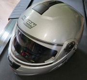 Nolan n91 n-com srebrny ,rozmiar S ( 55-56 cm )