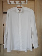 Biała elegancka koszula męska Casa Moda r. L/kołnierzyk 40 cm