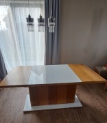 Stół paged 180-270x100 drewno I lacobel