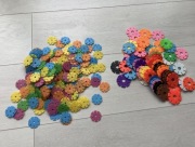 Klocki konstrukcyjne płatki śniegu